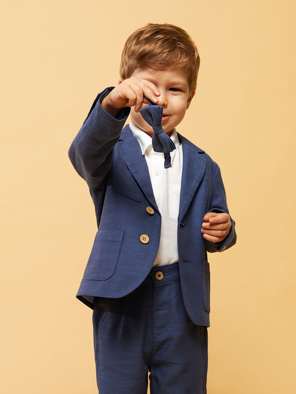 Mavi Basic Erkek Bebek Takım Elbise 4'lü-2