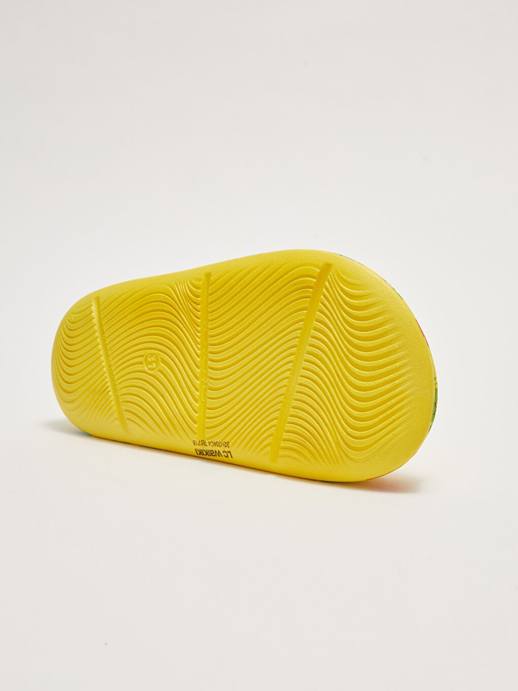 Sarı Baskılı Tek Bantlı Erkek Çocuk Terlik-3