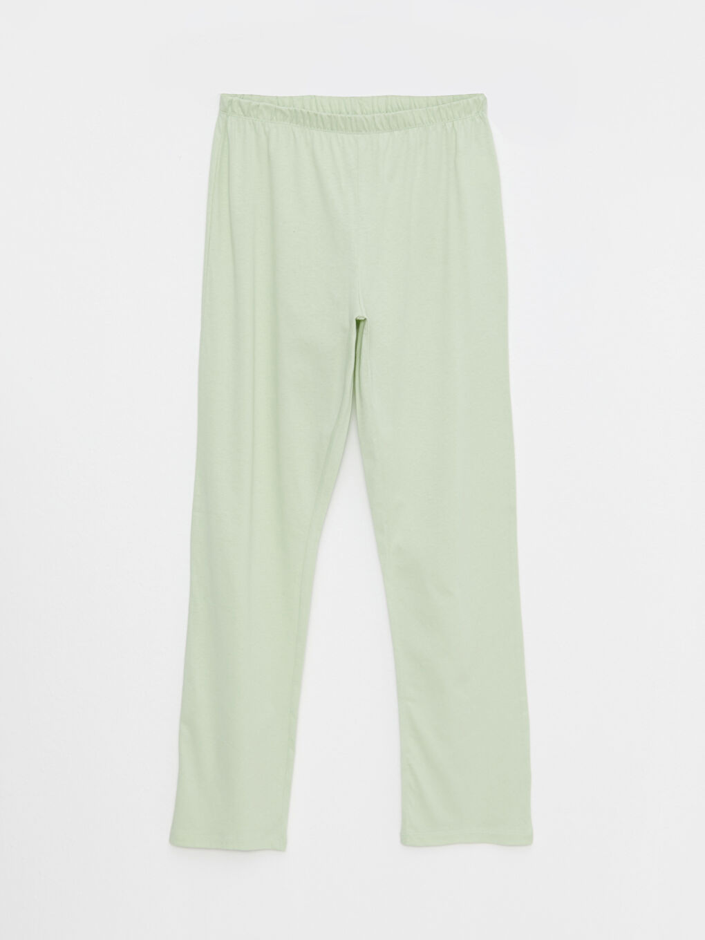 Yeşil V Yaka Baskılı Kısa Kollu Pamuklu Kadın Pijama Takımı-7