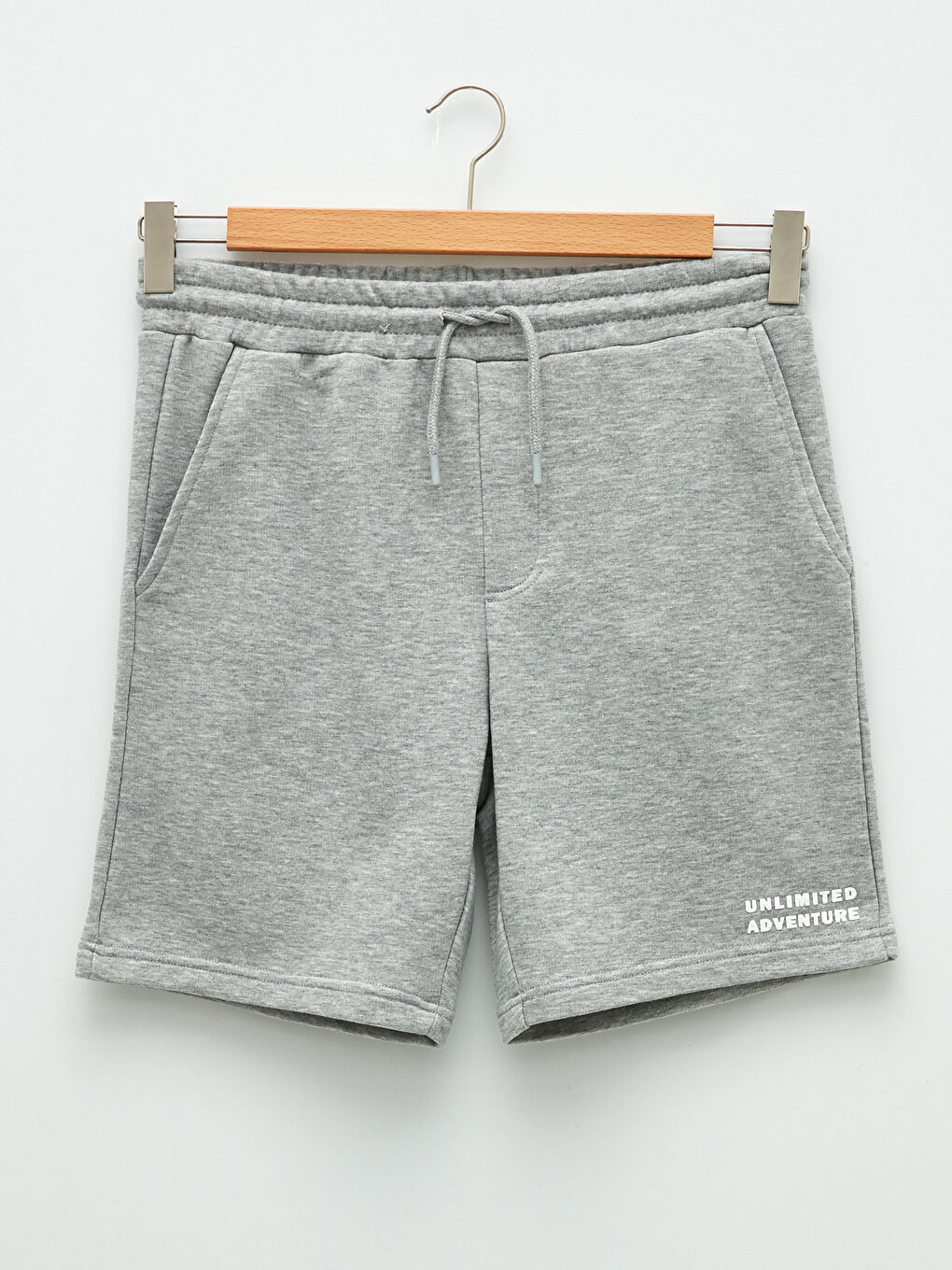 Standard Pattern Knitted Men's Shorts-5