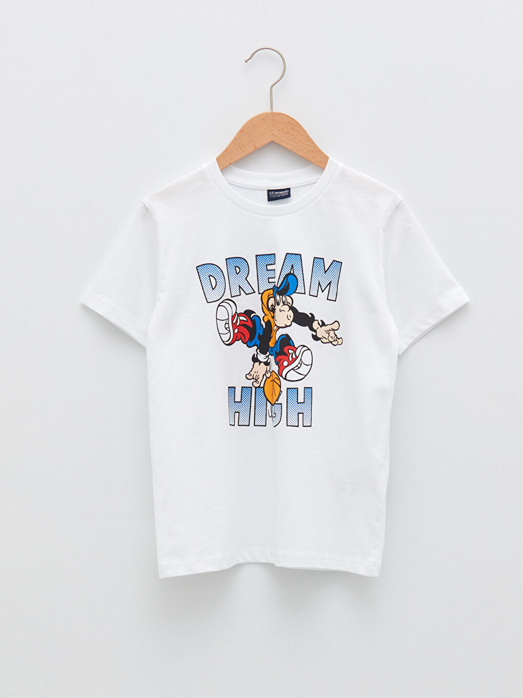 LCW ECO Crew Neck Nostalgic Monkey Printed Short Sleeve Boys' T-Shirt -S2HT81Z4-JYX