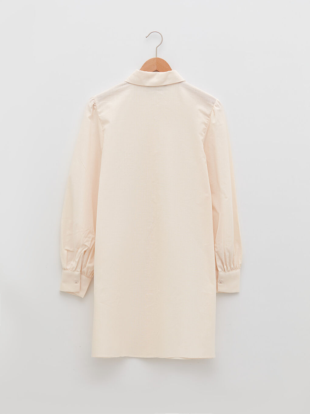 Bej Nakışlı Kadın Gömlek Tunik-6