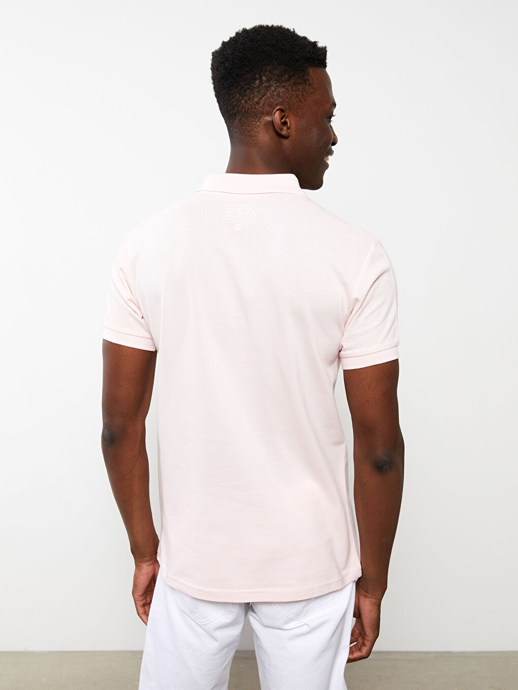 Polo Neck Short Sleeve Pique Men's T-Shirt-4