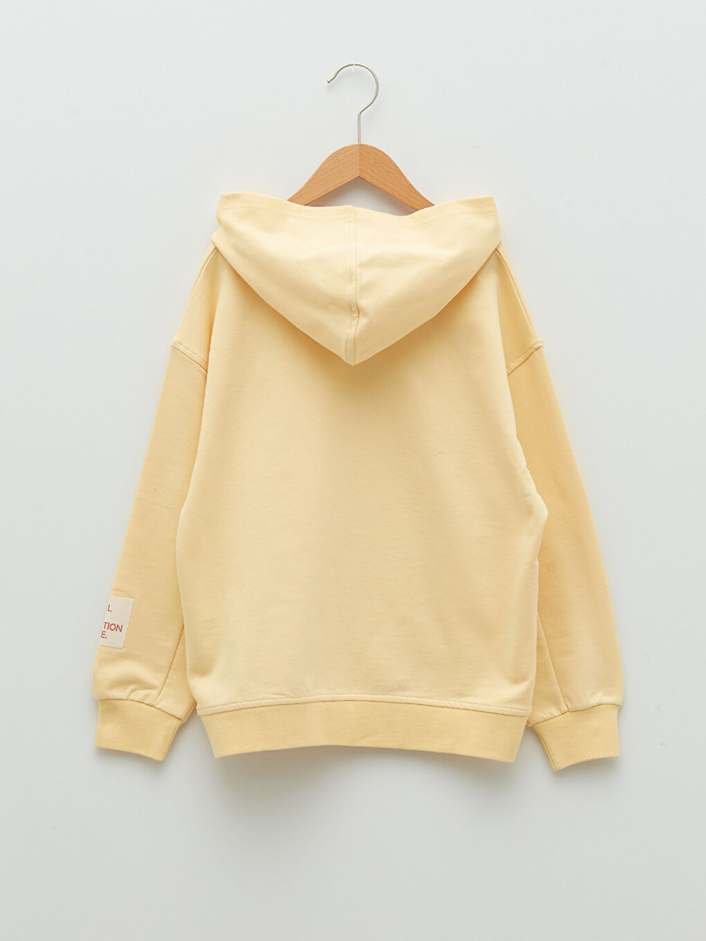 Sweat-shirt Basique À Capuche Manches Longues Garçon-1