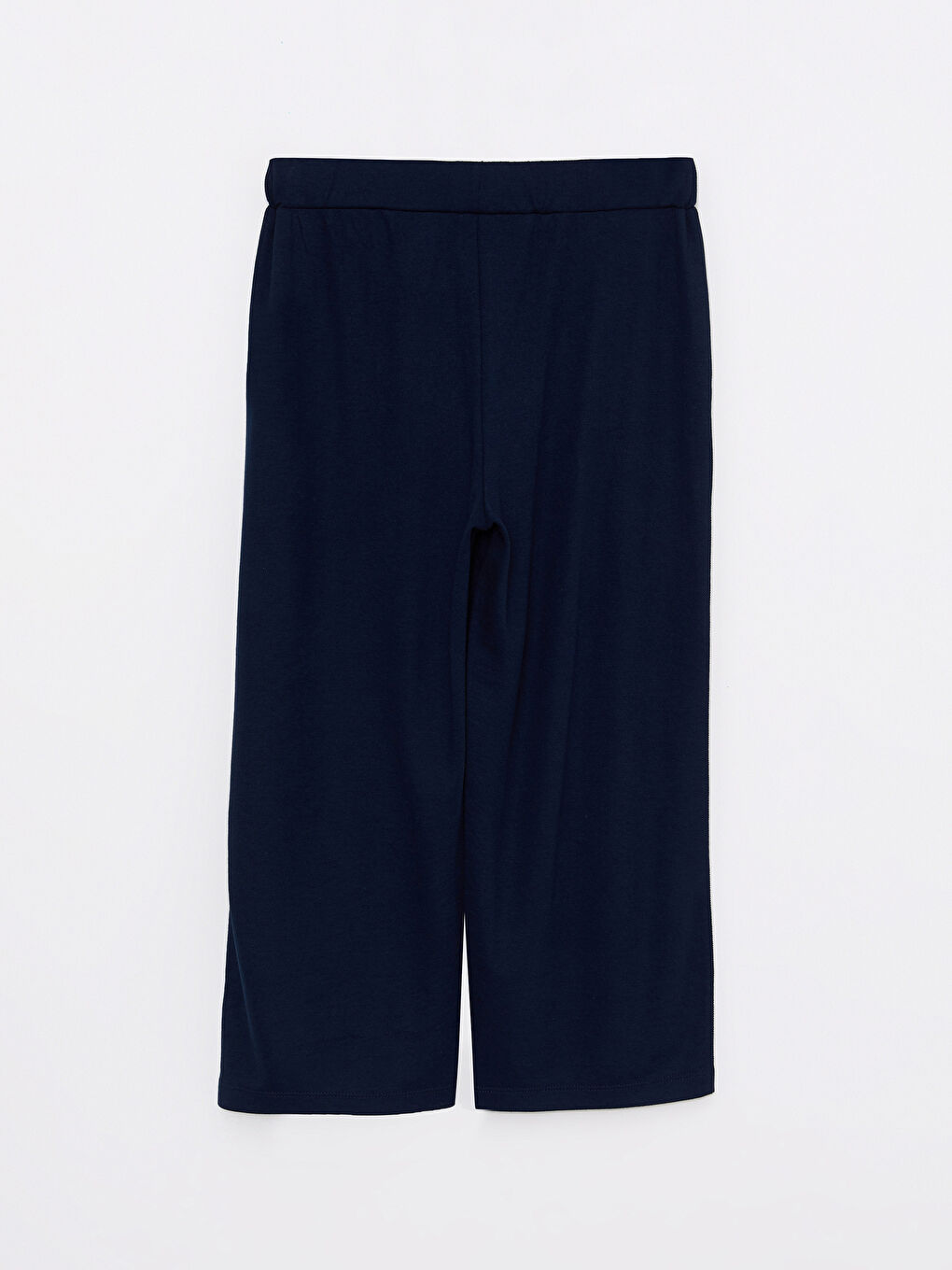 Elastic Waist Flat Pocket Detailed Women's Capri -S2HU87Z8-E1J