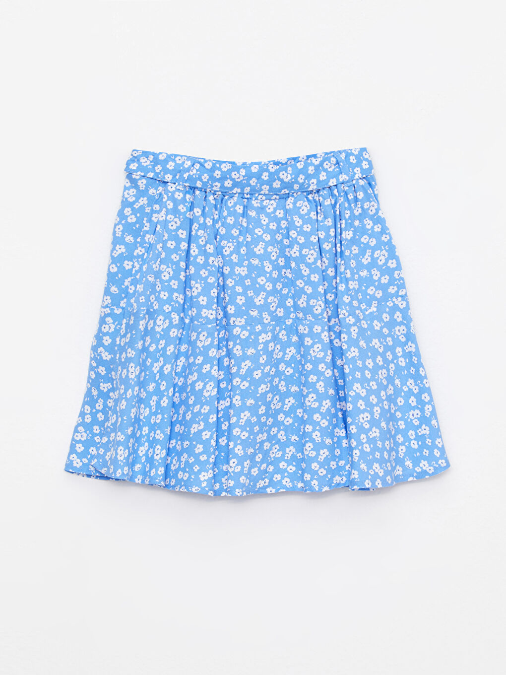 Jupe-Short Fille en Viscose Imprimée-1