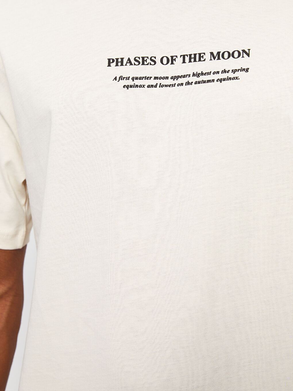 Oversize Crew Neck Short Sleeve Printed Jersey Men's T-Shirt-3