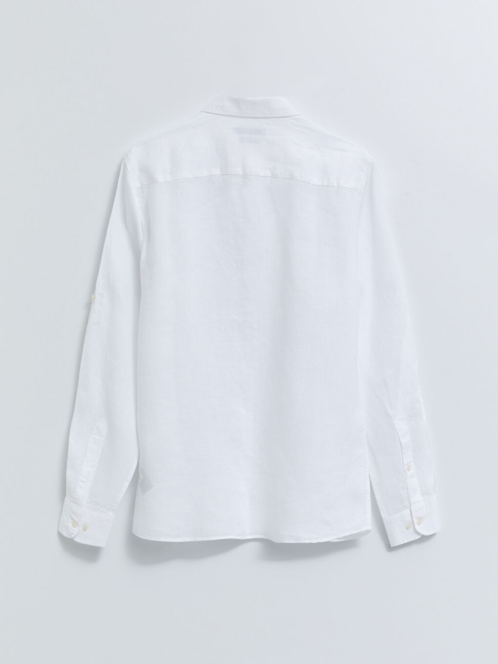 Beyaz Slim Fit Uzun Kollu Erkek Gömlek-6