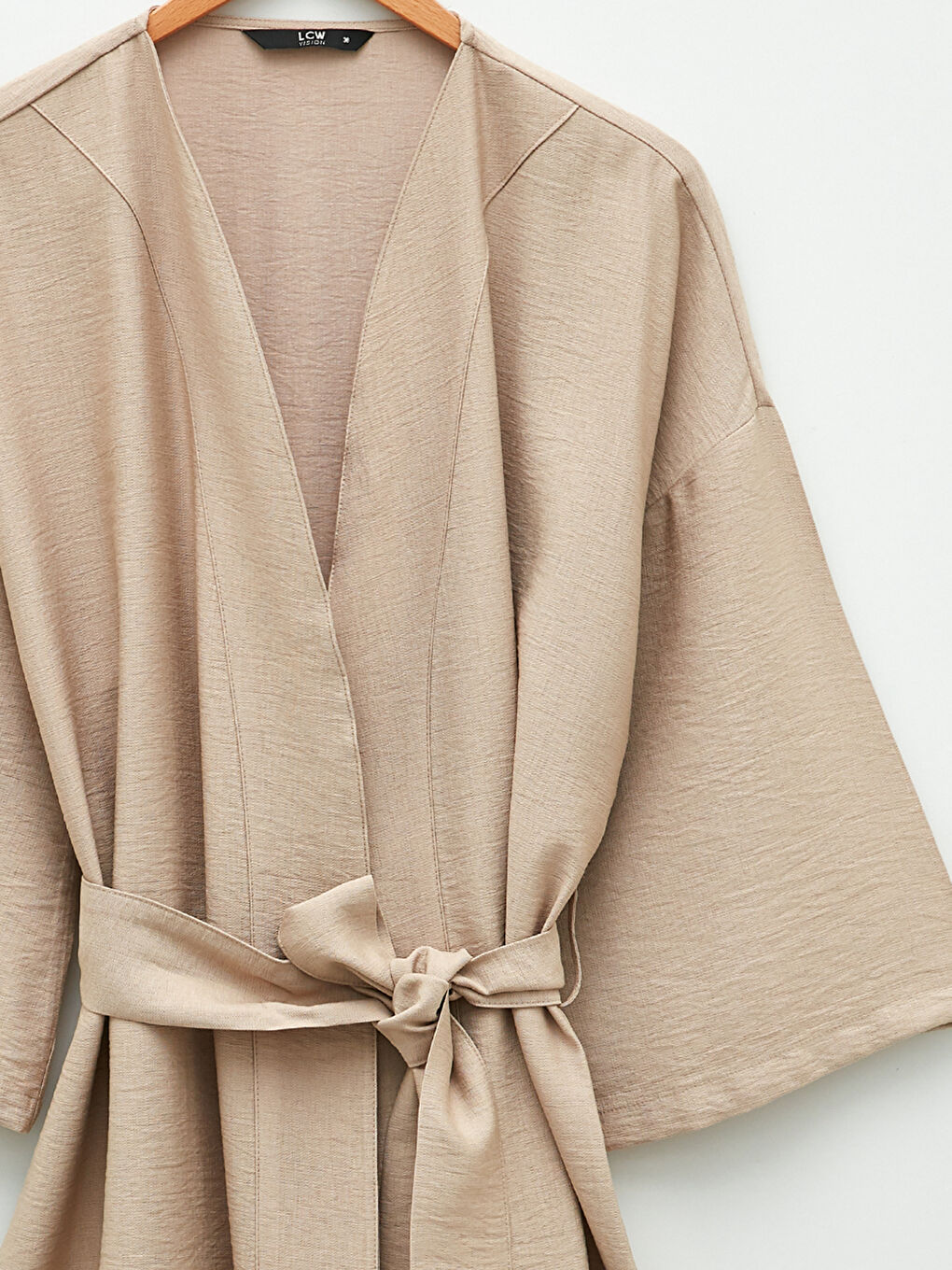 Kadın Şal Yaka Düz Kimono-8