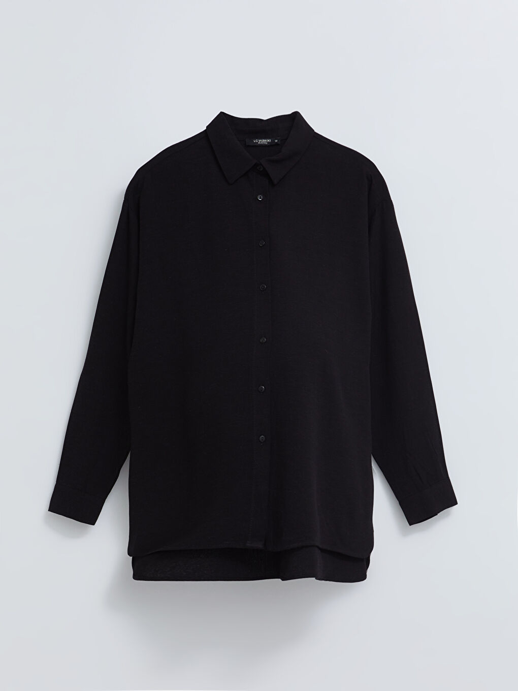 قميص حوامل بأكمام طويلة وقصة عادية بأزرار-5