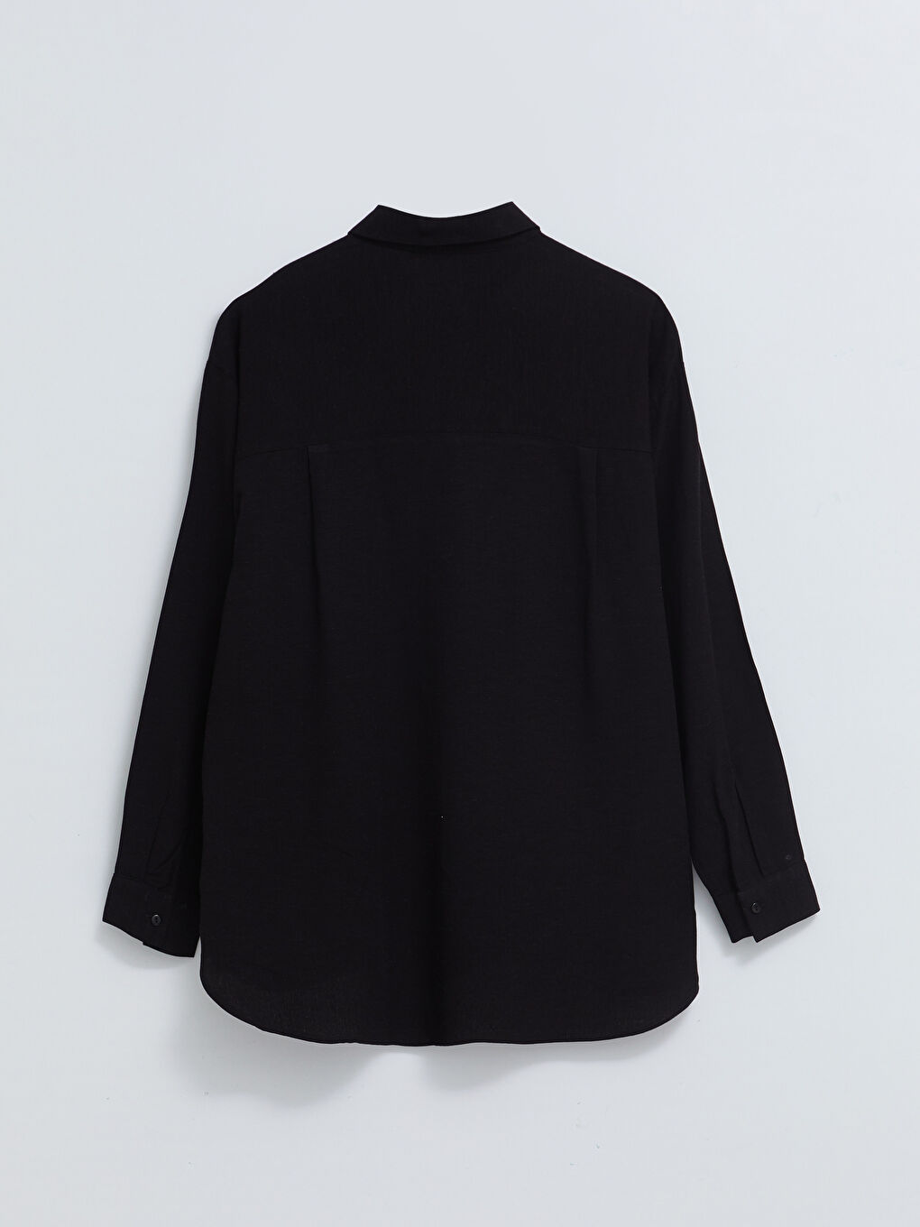 قميص حوامل بأكمام طويلة وقصة عادية بأزرار-6