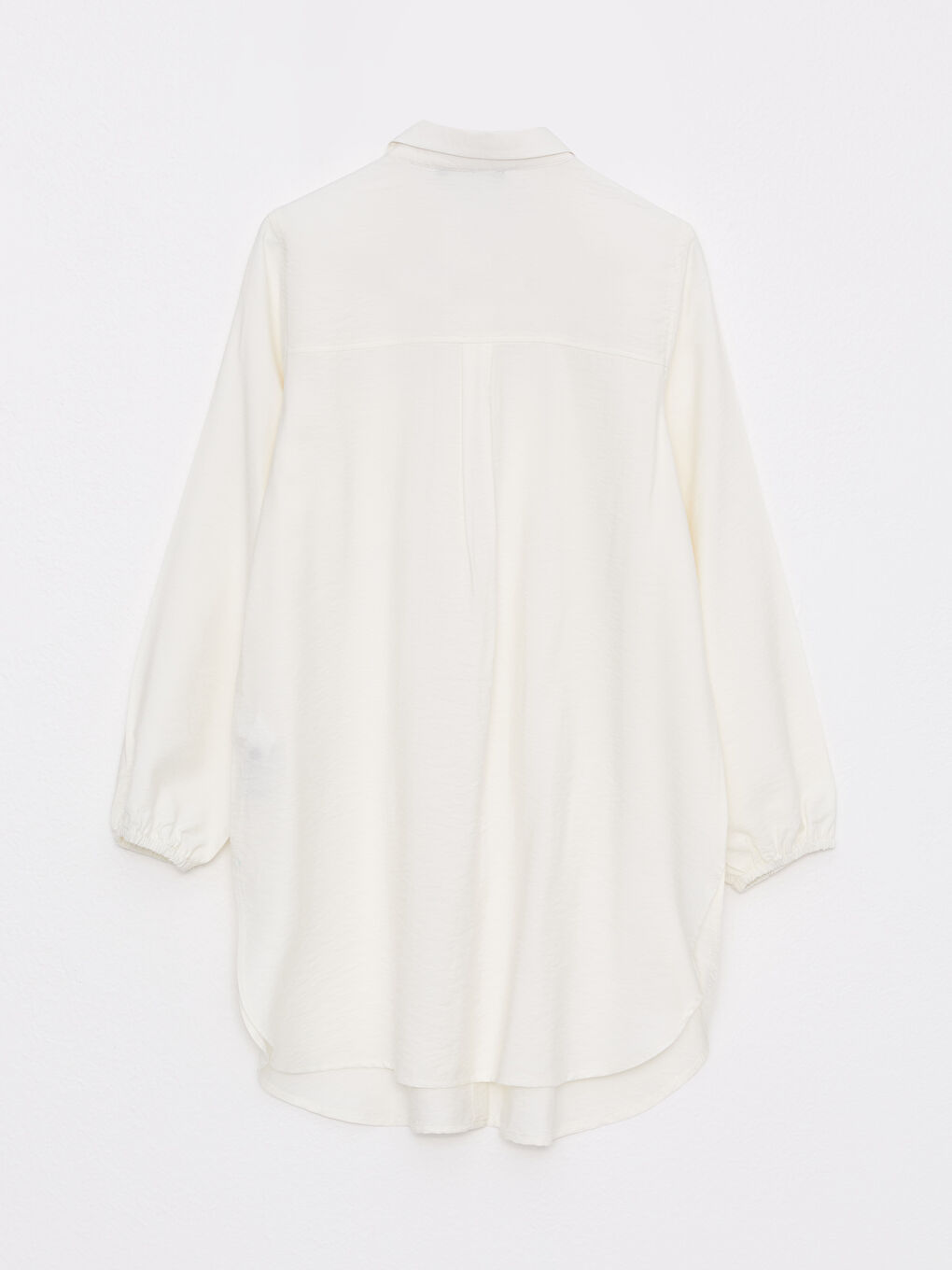 Plain Long Sleeve Maternity Shirt Tunic-8