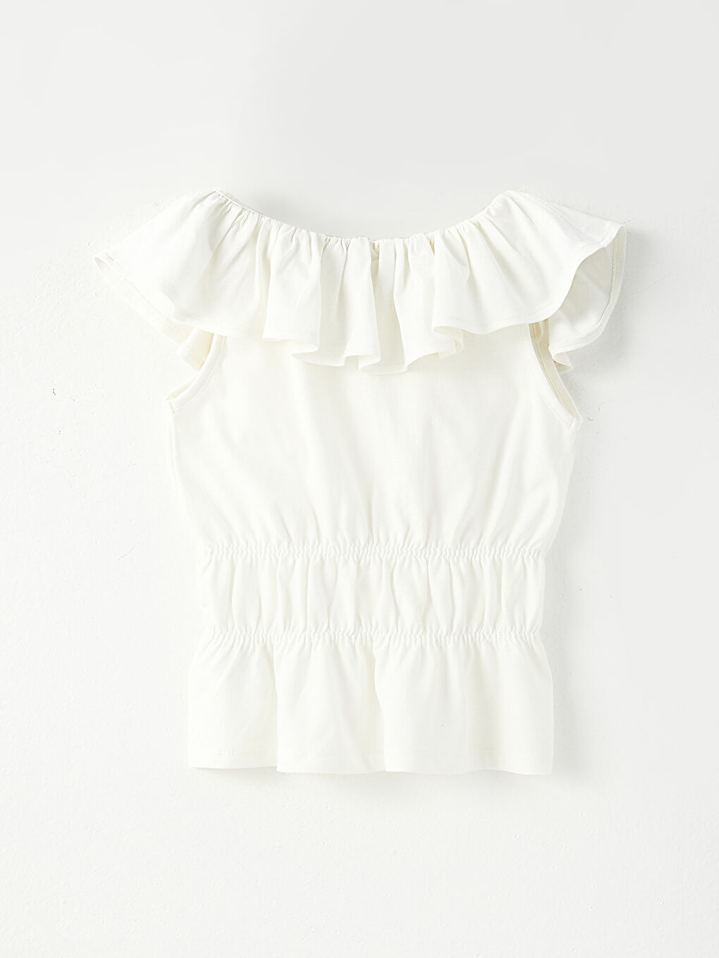 Crew Neck Basic Short Sleeve Girls' T-Shirt-1