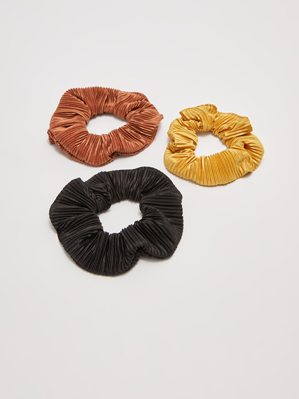 Karışık Kadın Lastikli Saç Tokası 3'lü-3