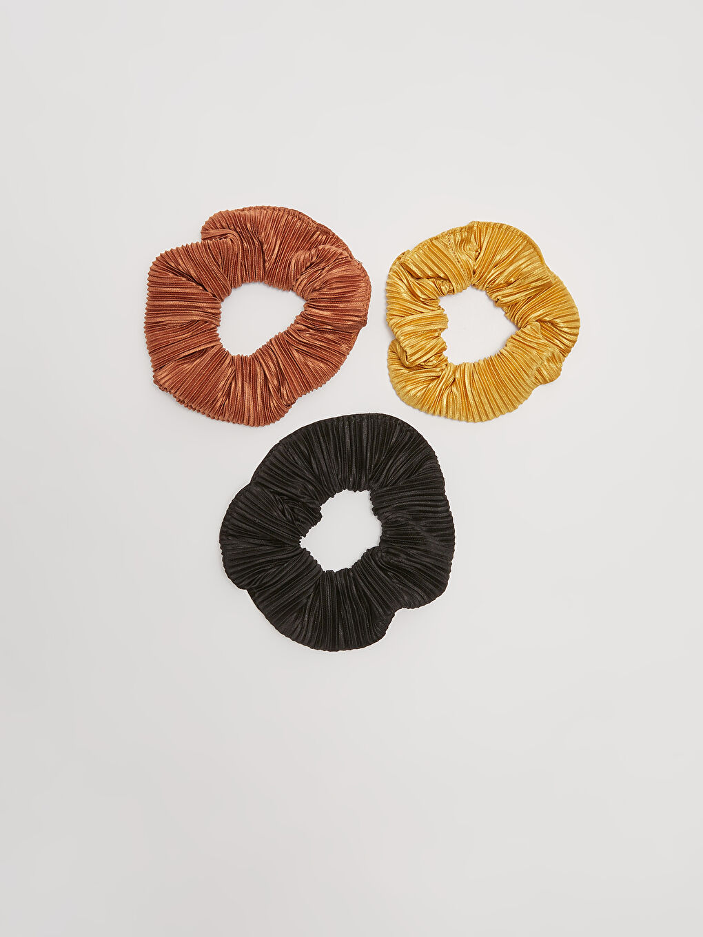 Karışık Kadın Lastikli Saç Tokası 3'lü-4