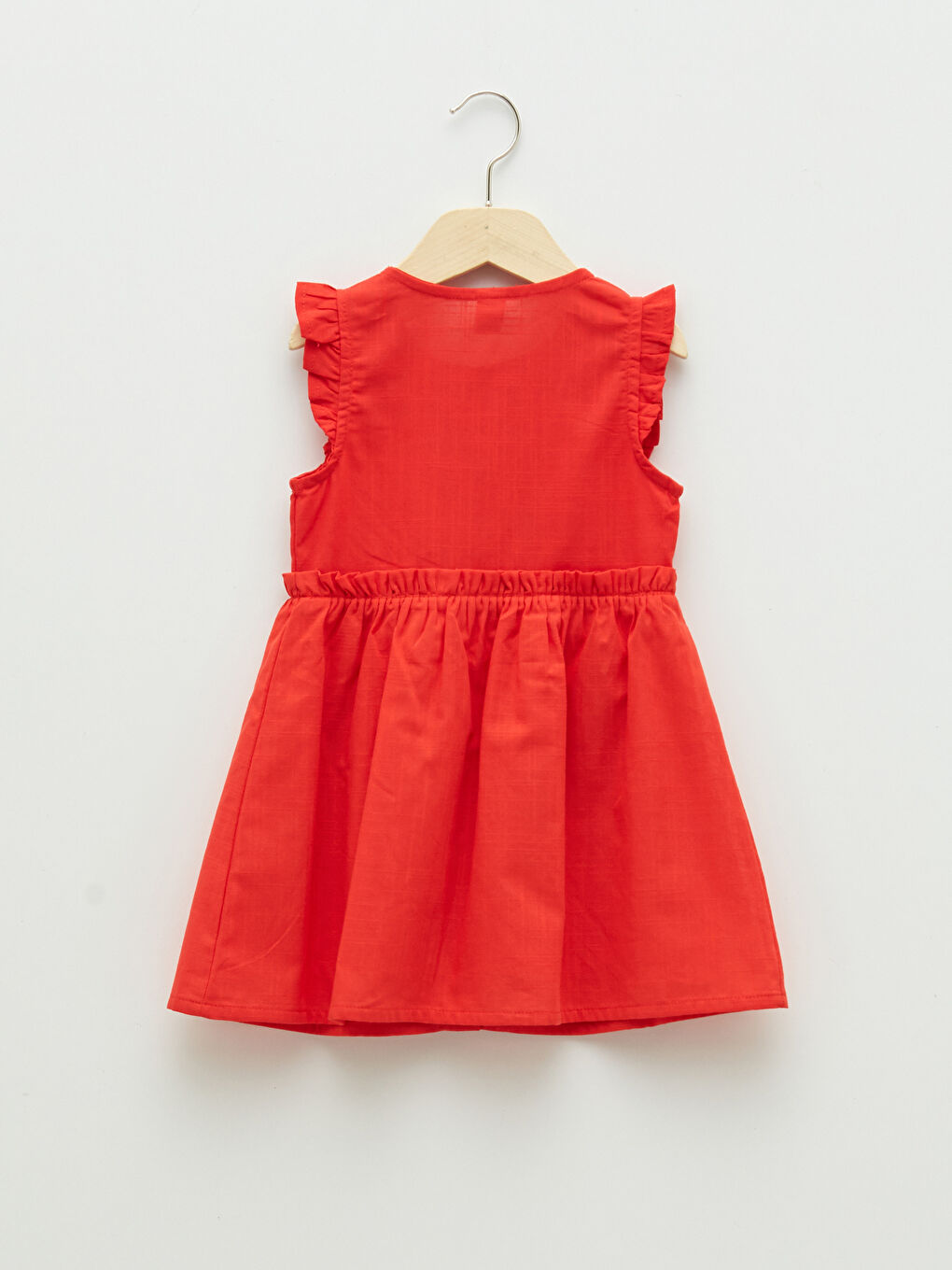 فستان بناتي رضع قطن بياقة دائرية-1