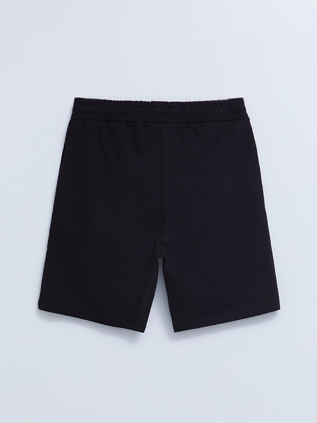 Siyah Standart Kalıp Baskılı Erkek Spor Şort-6