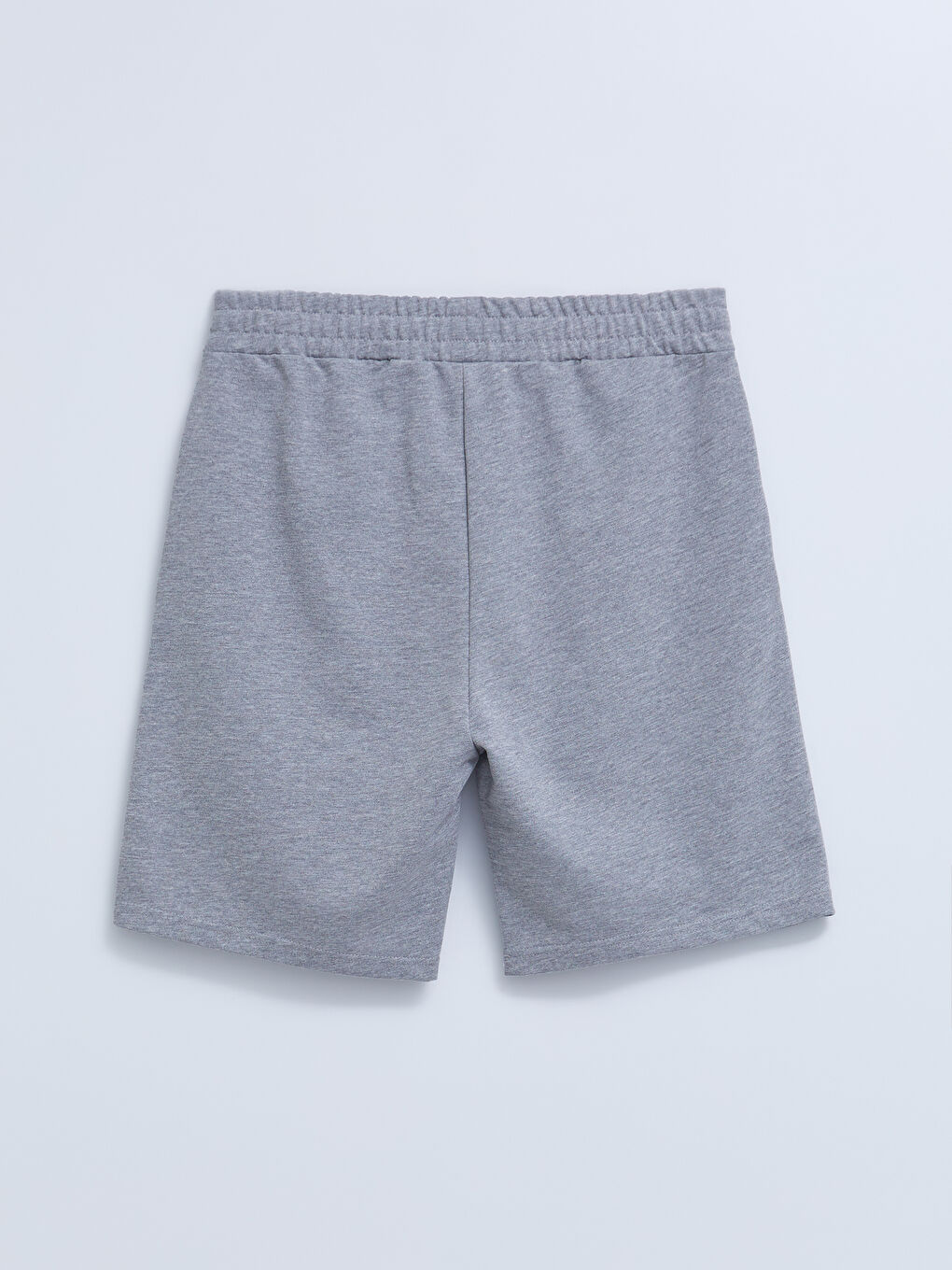 Gri Standart Kalıp Baskılı Erkek Spor Şort-6