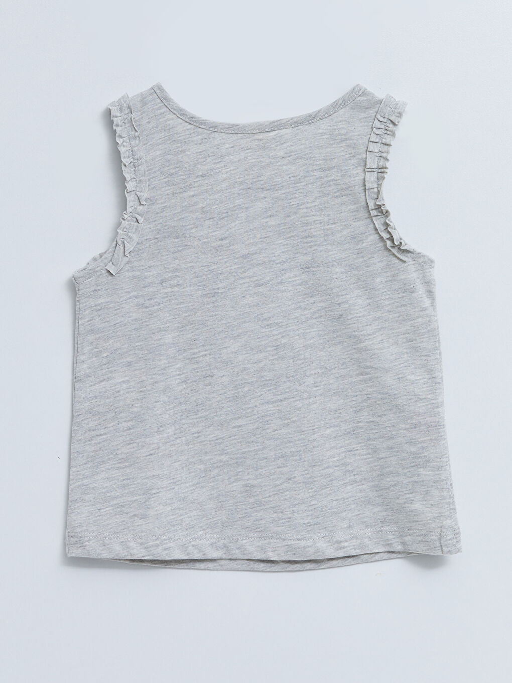 Kırmızı Bisiklet Yaka Baskılı Kız Bebek Atlet 2'li-1