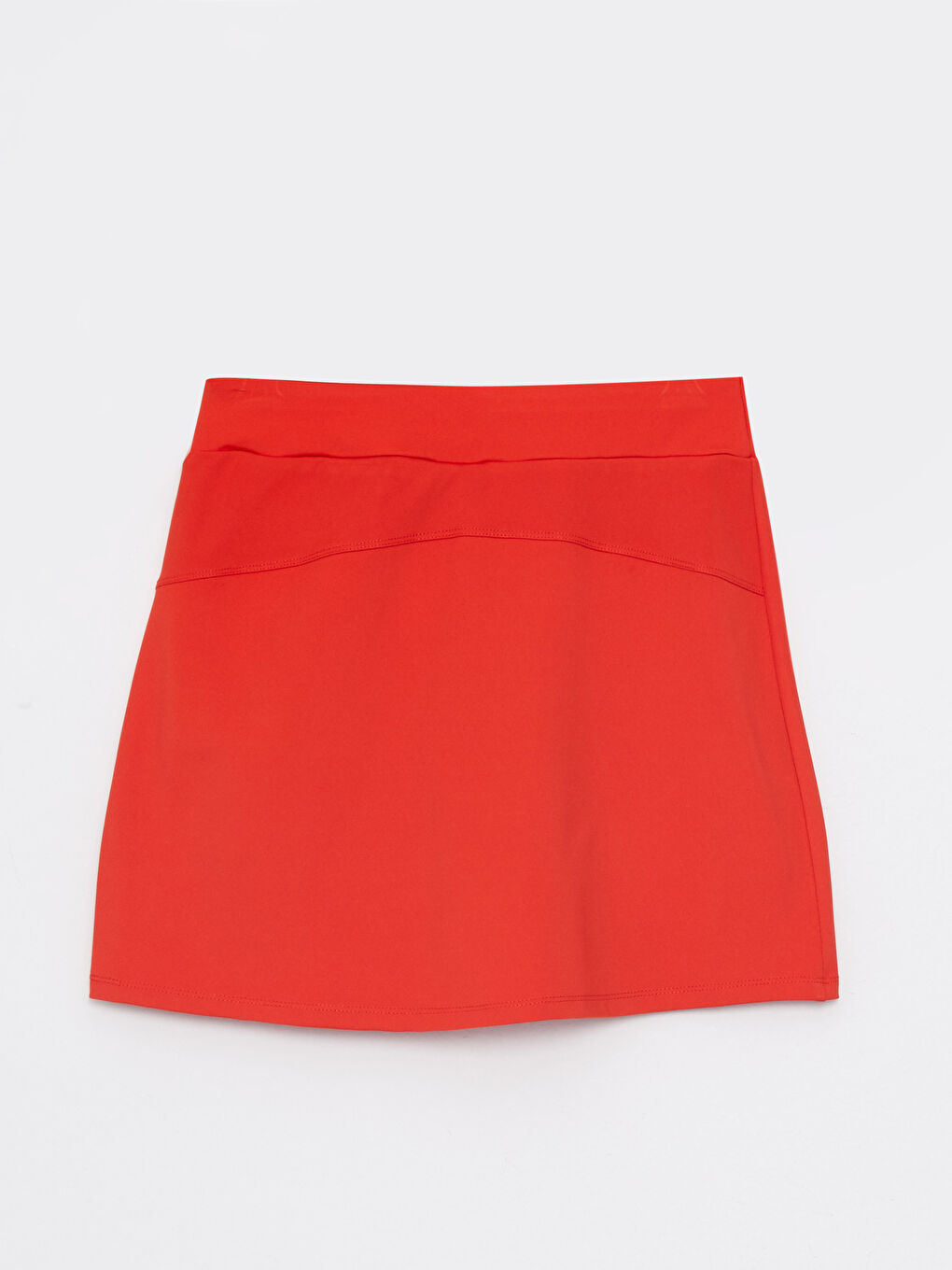 Women Elastic Waist Straight Short Skirt -S2I111Z8-PDH