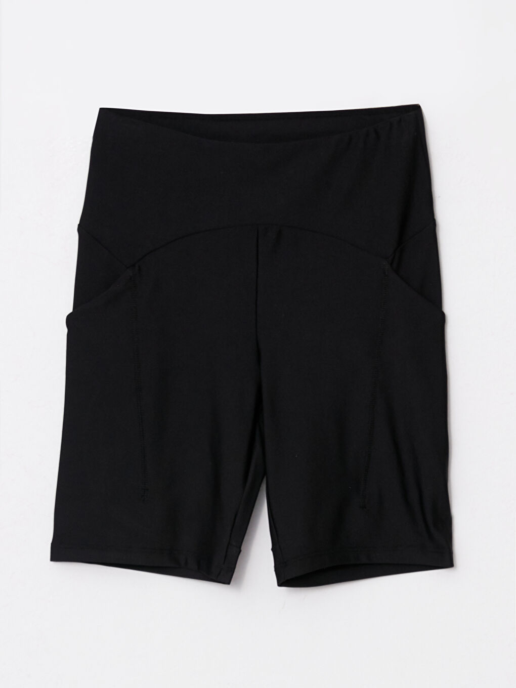 Women's Elastic Waist Regular Biker Shorts Tights -S2I112Z8-RQN