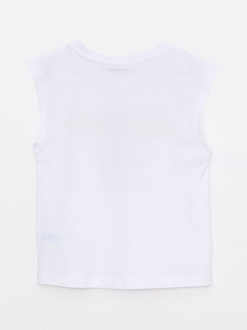 Crew Neck Printed Cotton Girl T-Shirt-1