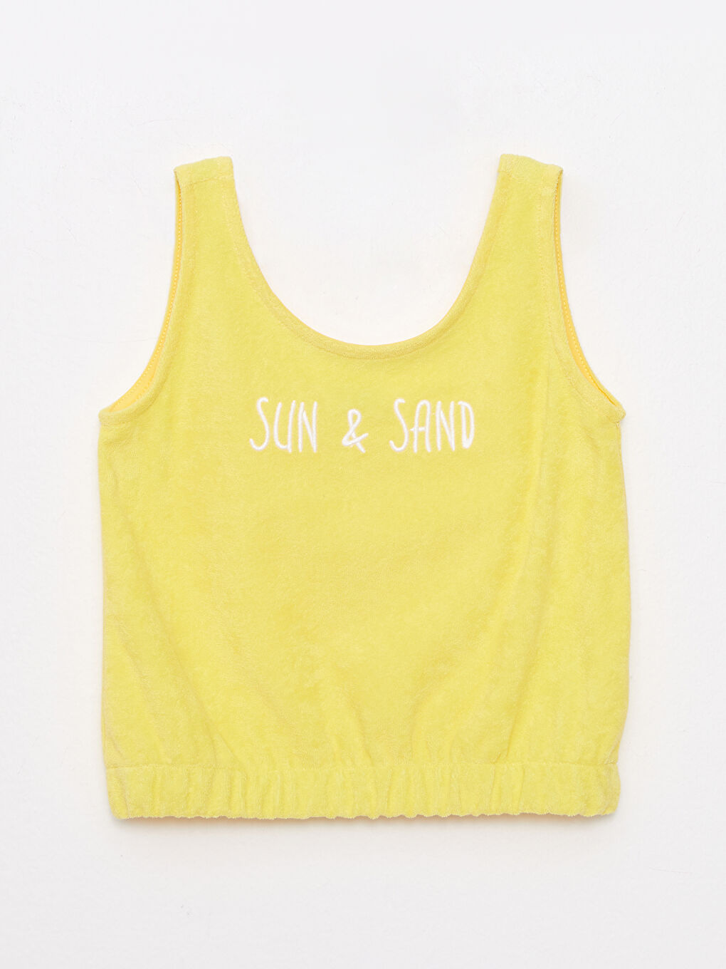 Майка с U-образным вырезом и вышивкой для девочек