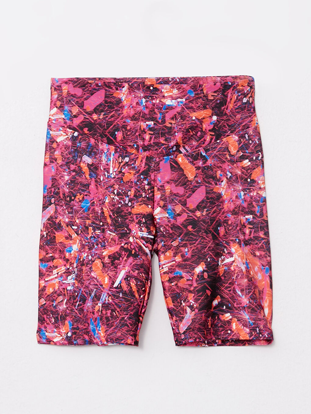 XSIDE ACTIVE Elastic Waist Patterned Women's Sports Shorts Tights -S2I146Z8-F9C