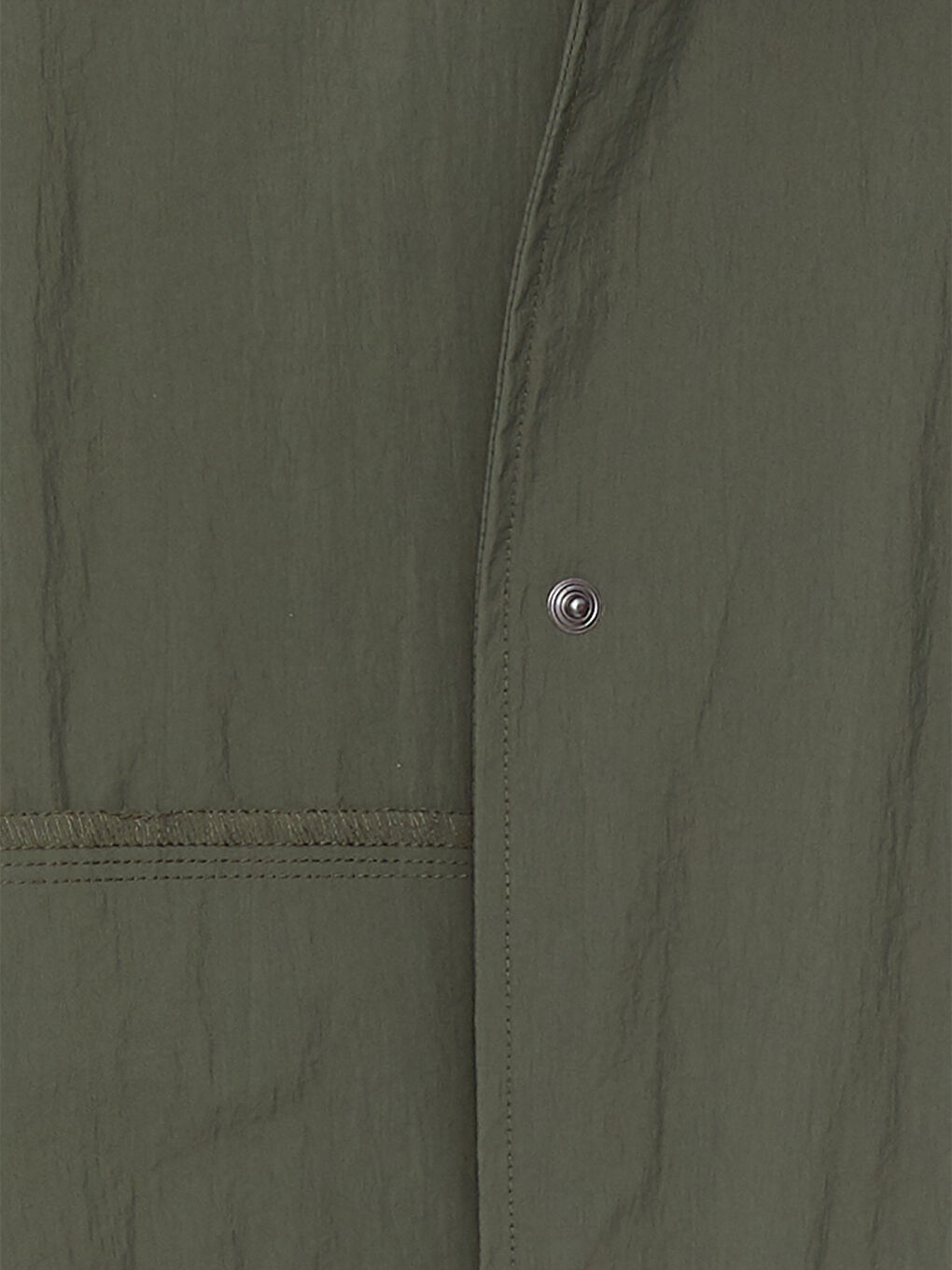 Haki Kapüşonlu Düz Uzun Kollu Kadın Mont ve Çanta-11