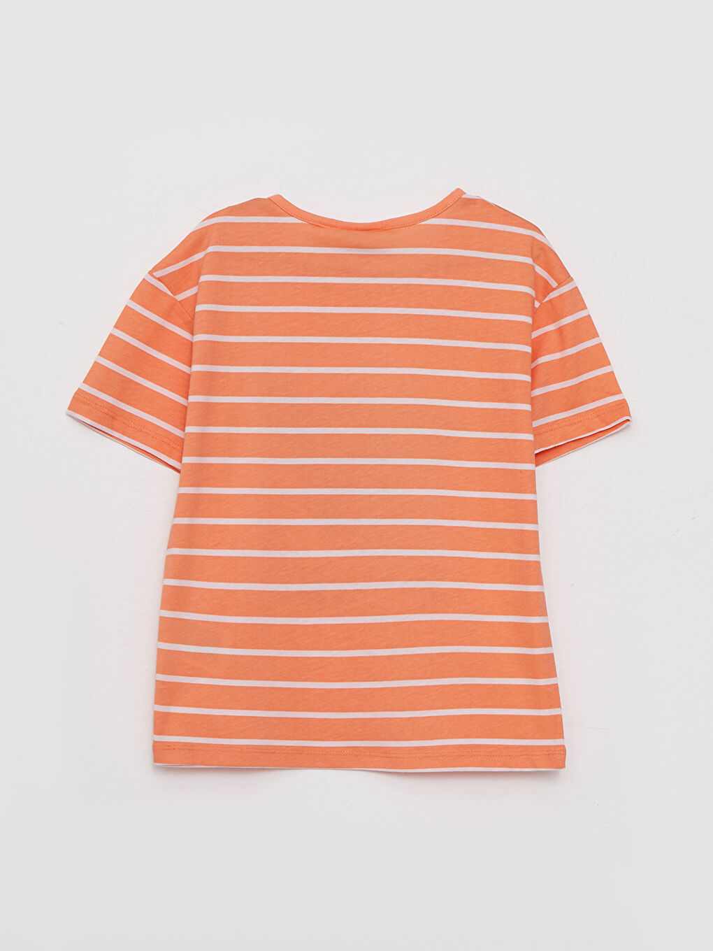LCW Kids Bisiklet Yaka Bambi Baskılı Çift Yönlü Payetli Kısa Kollu Pamuklu Kız Çocuk Tişört -S2I169Z4-LSR