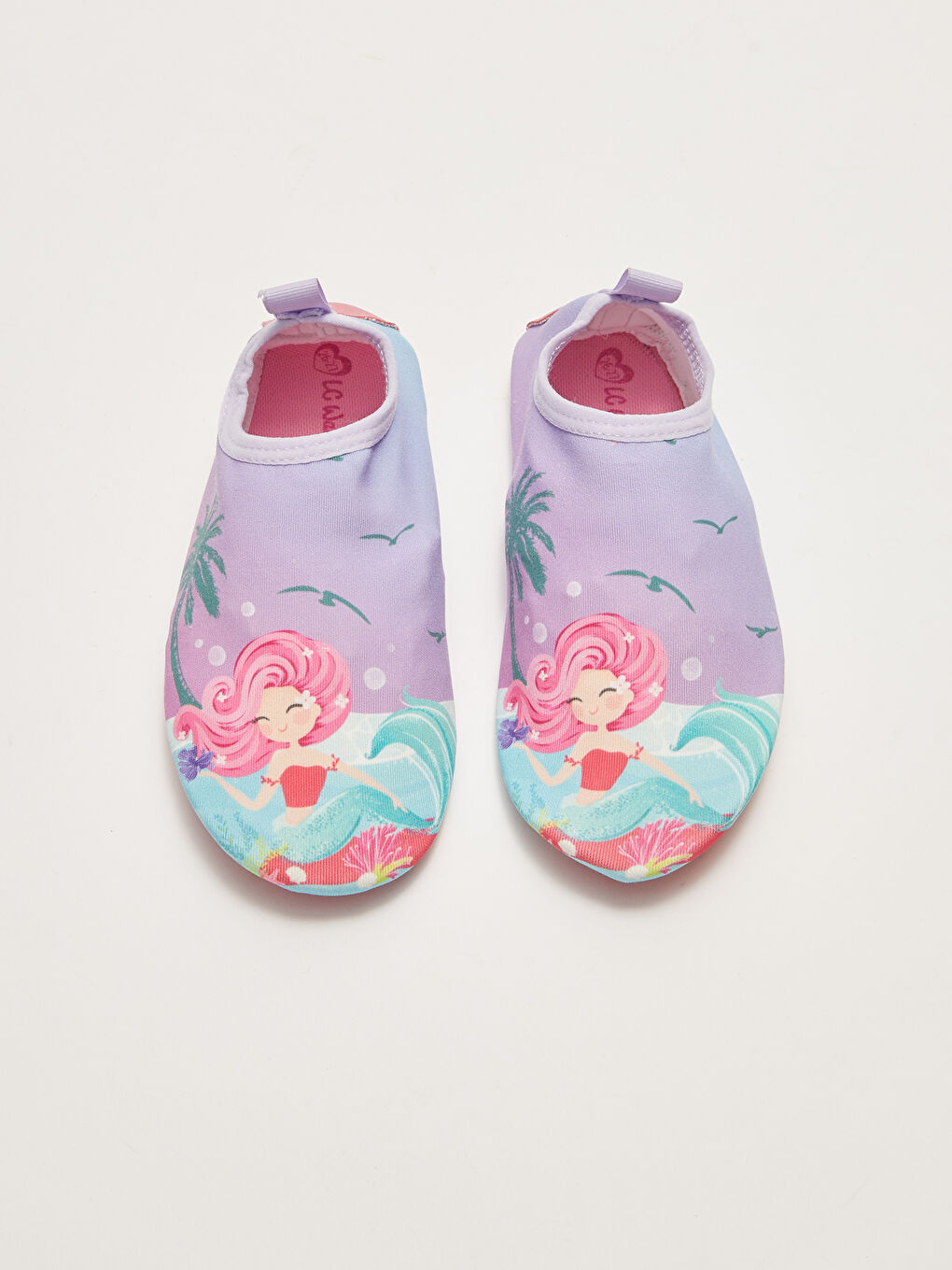 Printed Girls' Aqua Shoes-3