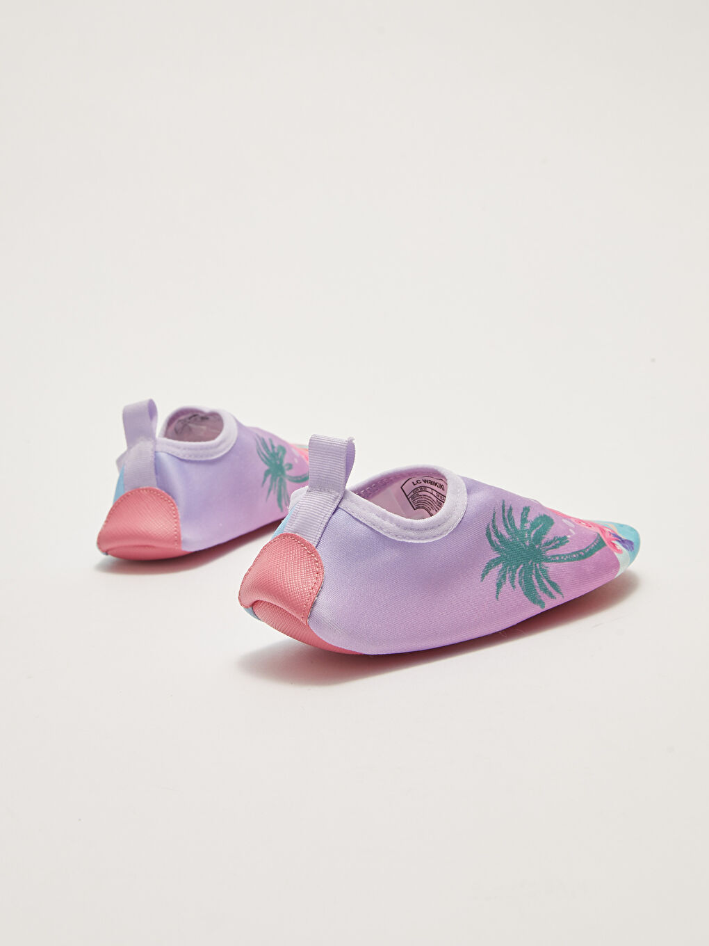 Printed Girls' Aqua Shoes-5