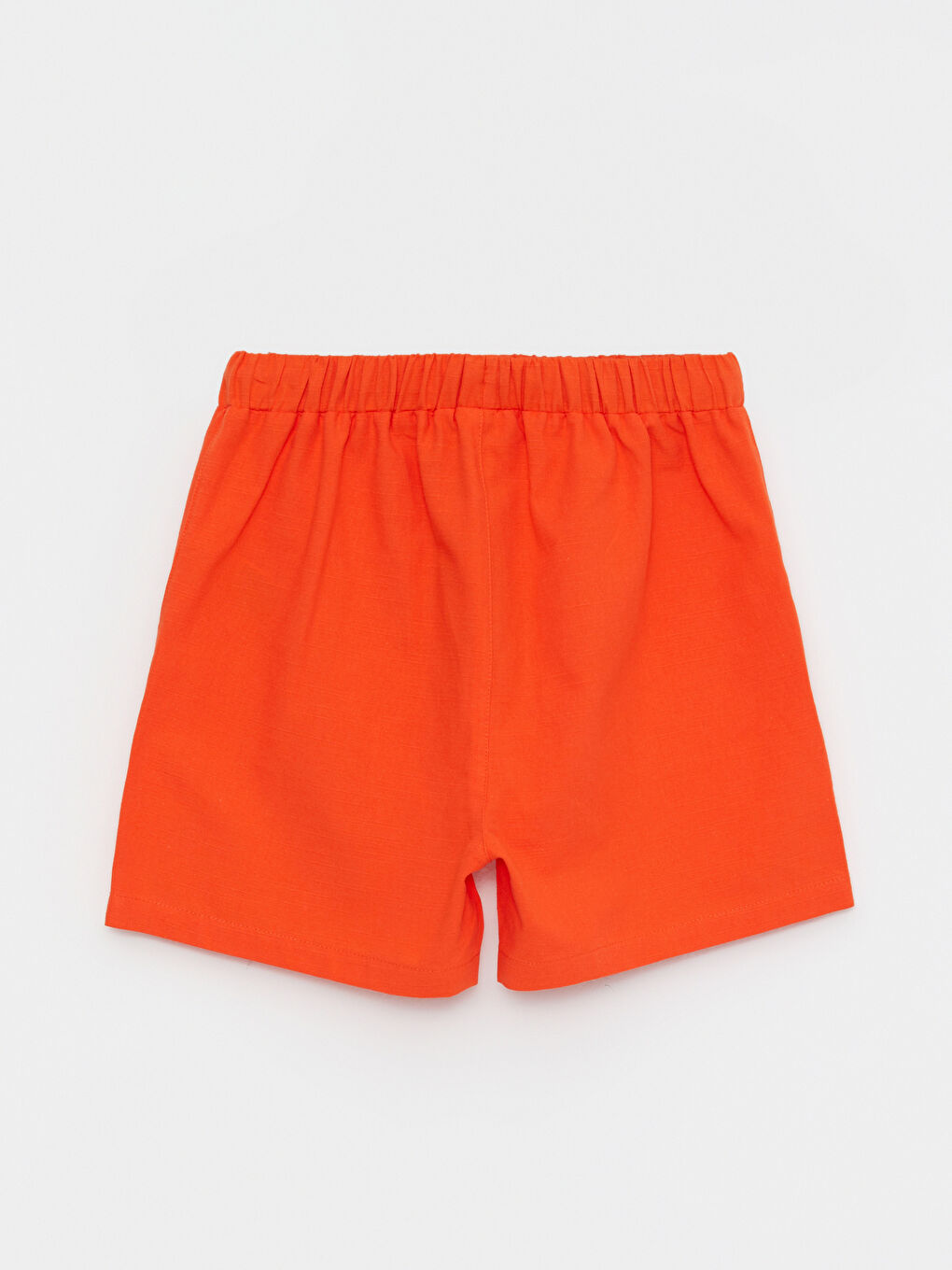 Basic Gabardine Girl Shorts With Elastic Waist -S2I238Z4-GRM
