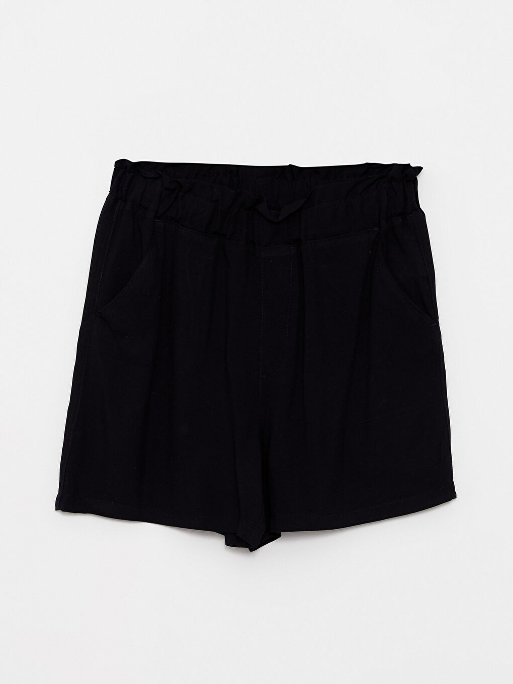 Siyah Basic Kız Çocuk Şort