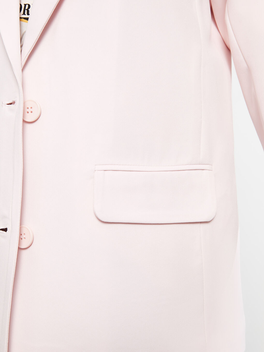 LCW Vision Veste Blazer à Boutons Manches Longues Régulier pour Femmes -S2I268Z8-JH3