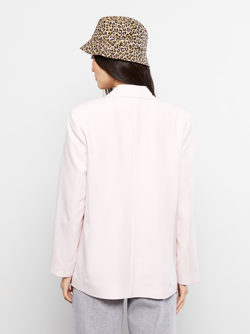 LCW Vision Veste Blazer à Boutons Manches Longues Régulier pour Femmes -S2I268Z8-JH3