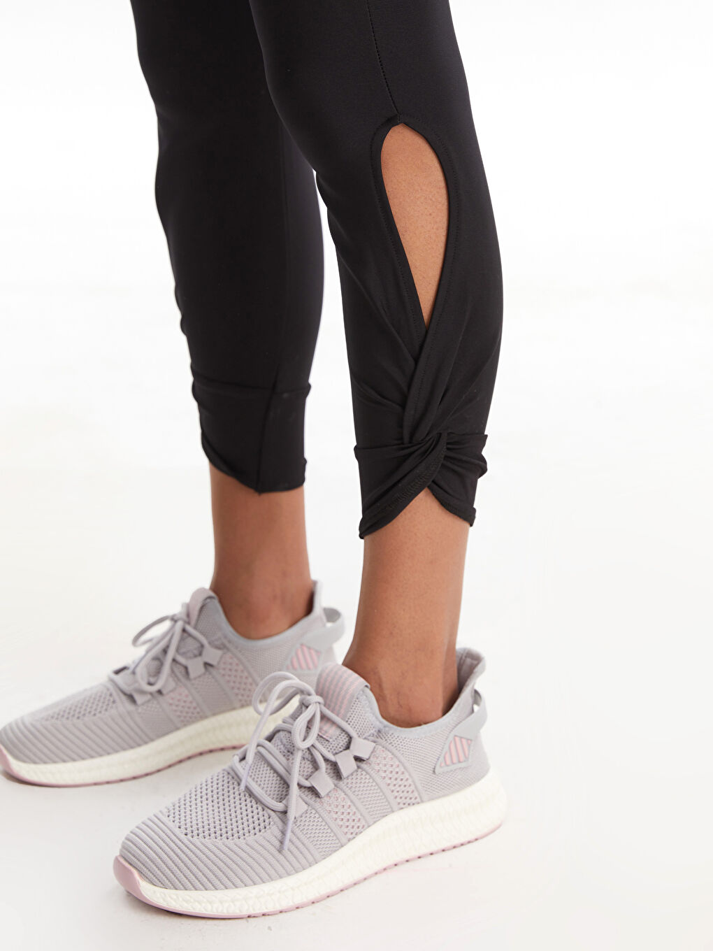 Women's Elasticated Waist Plain Sports Leggings -S2I280Z8-RQN