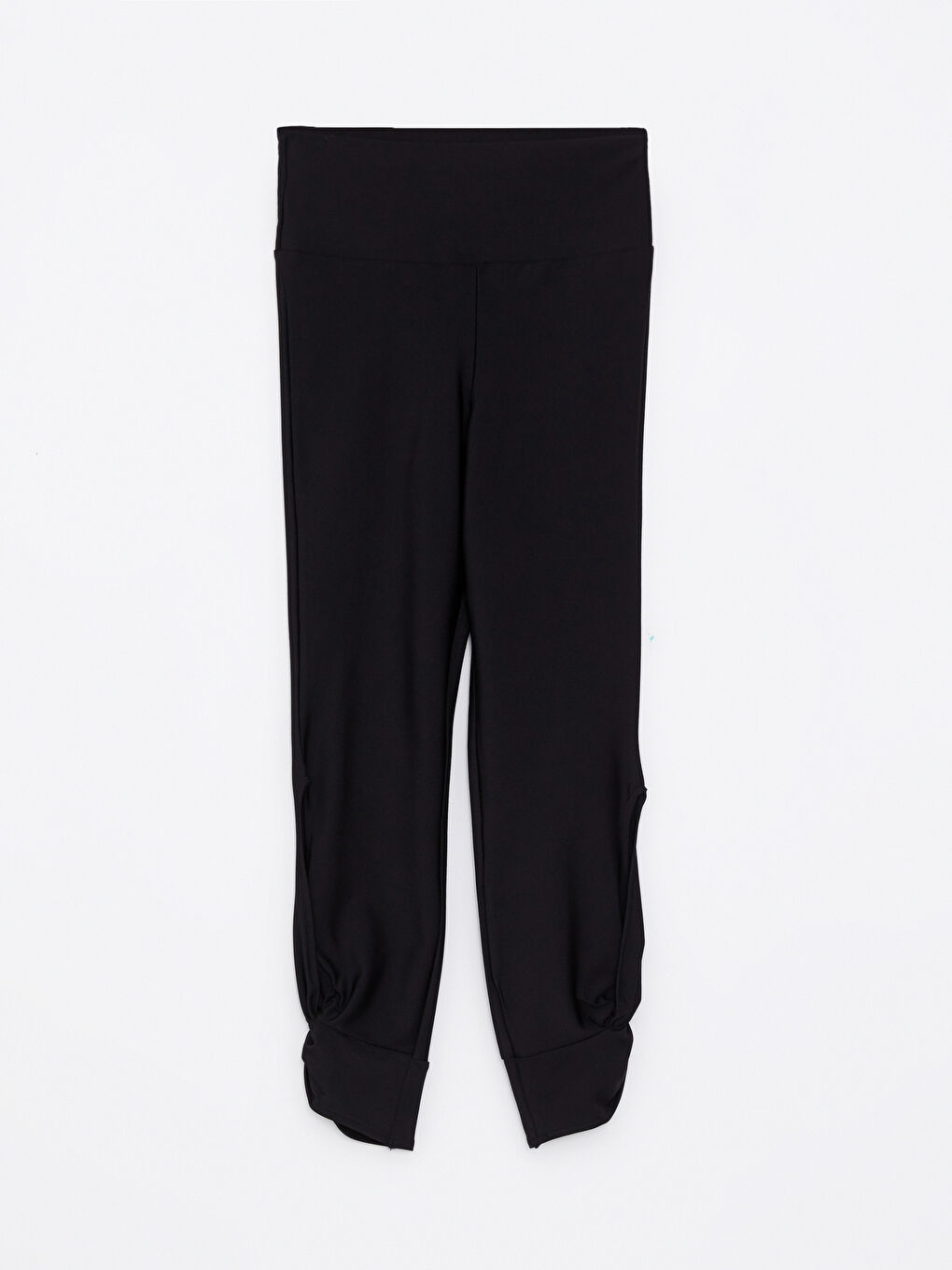 Women's Elasticated Waist Plain Sports Leggings -S2I280Z8-RQN