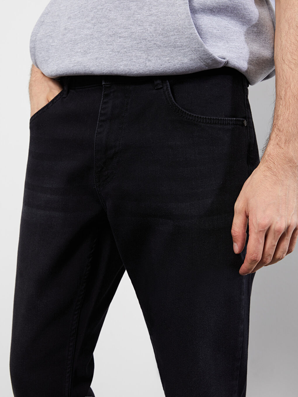 Siyah 750 Slim Fit Erkek Jean Pantolon-2