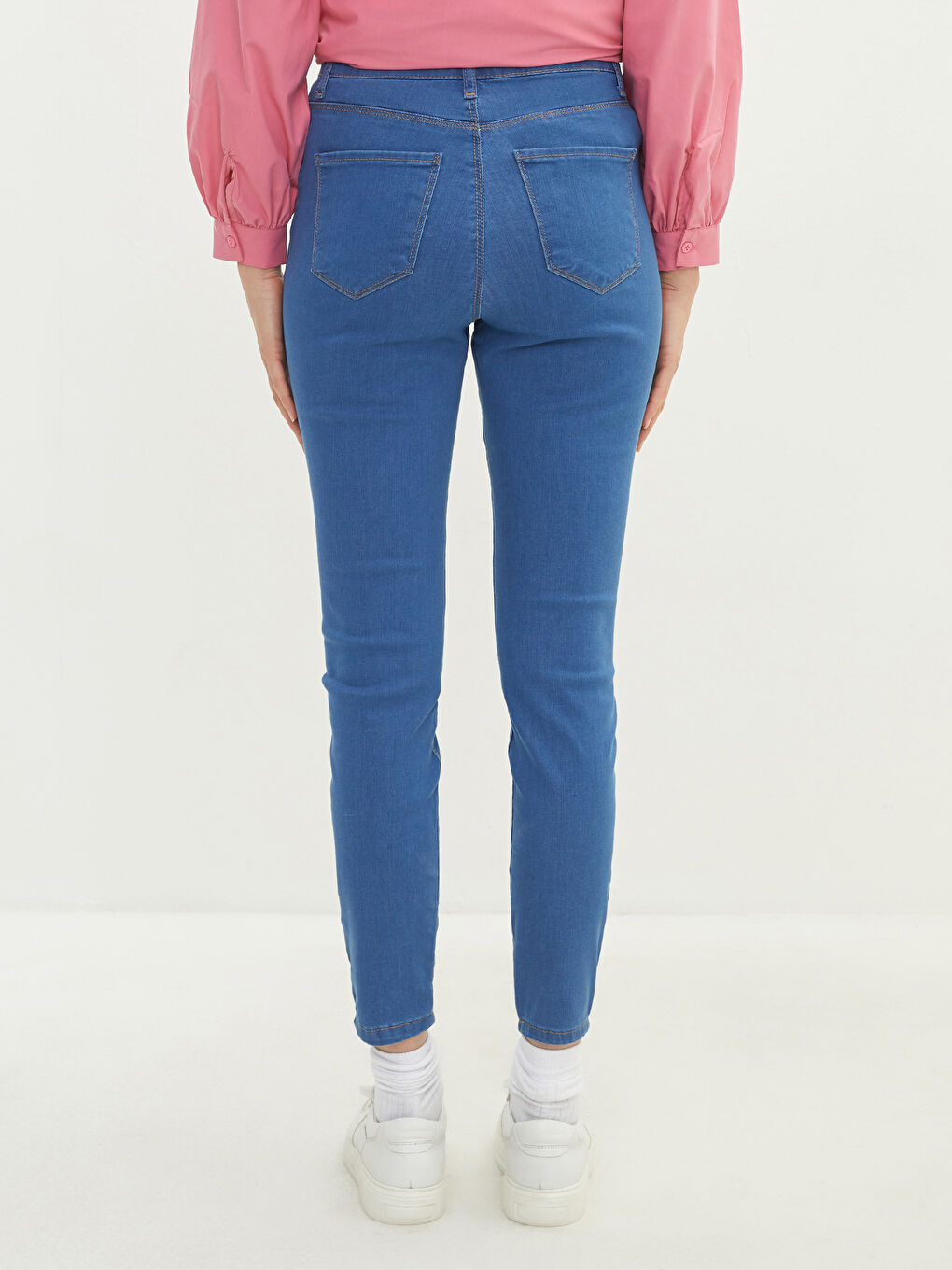 Mercury Skinny Fit Women's Rodeo Jean Pants with Pocket Detail-3