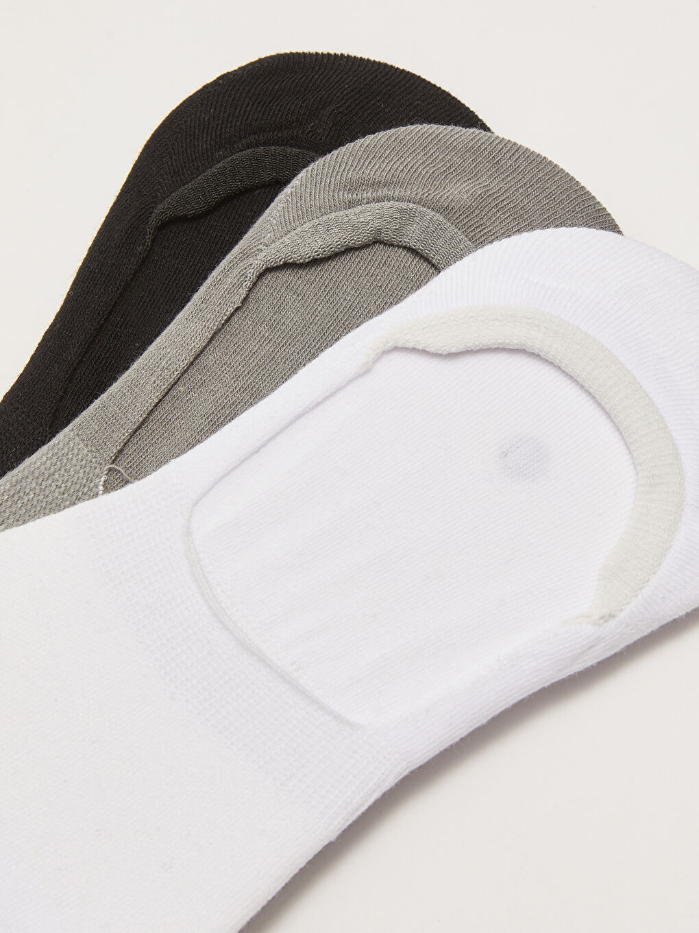 Chaussettes Invisibles Unies pour Femmes Lot de 3 pièces-2