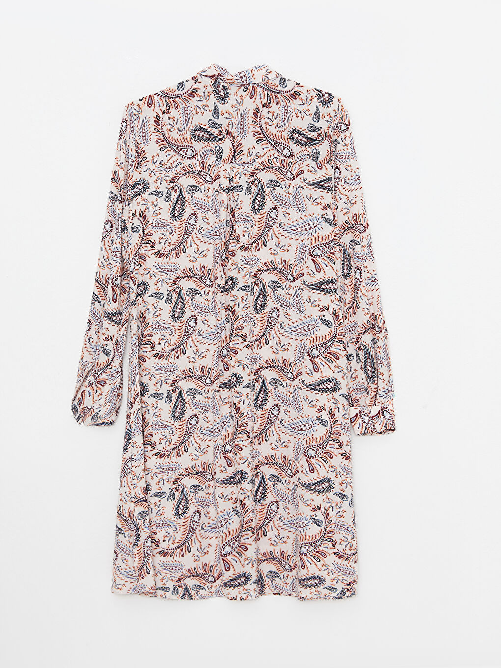 قميص تونيك كم طويل مطبوع كِشكِش للسيدات-6