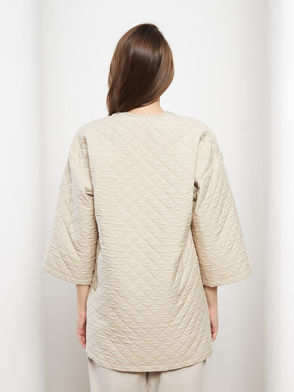 BEŽ Kimono Žena -S2I402Z8-G8H