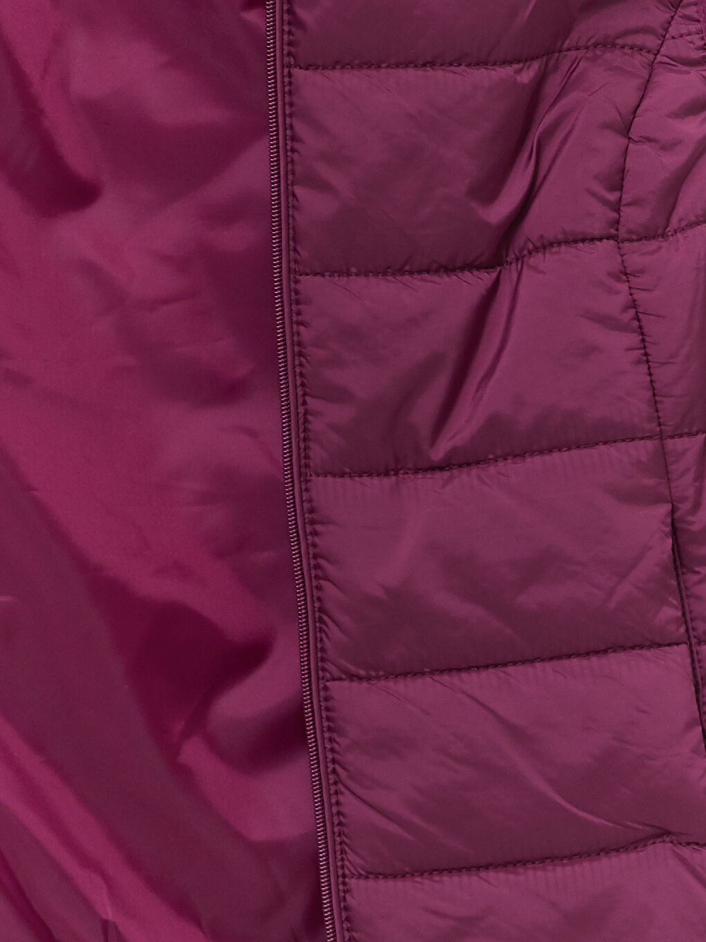 Mürdüm Kadın Dik Yaka Düz Şişme Yelek-8