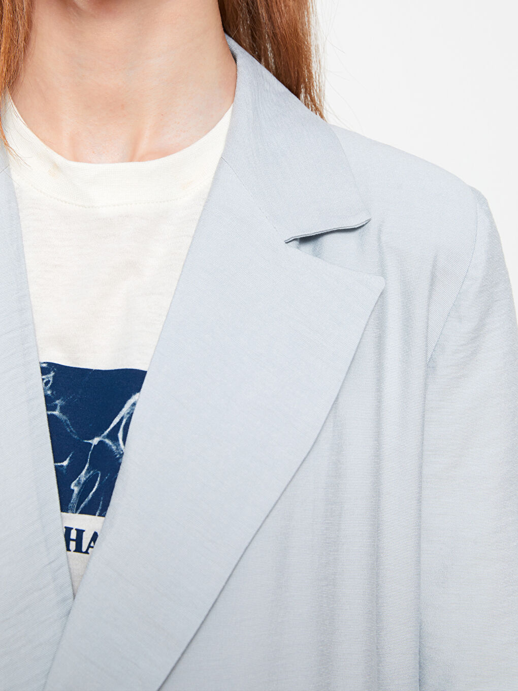 جاكيت للسيدات بأزرار أمامية وكم طويل مستقيم-7