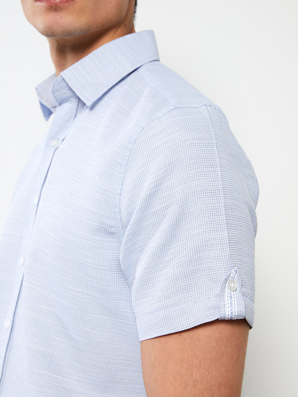 Mavi Regular Fit Kısa Kollu Erkek Gömlek-3