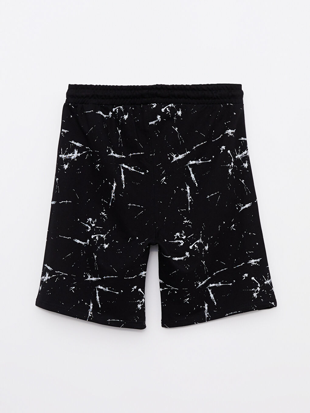 Siyah Standart Kalıp Erkek Şort-6