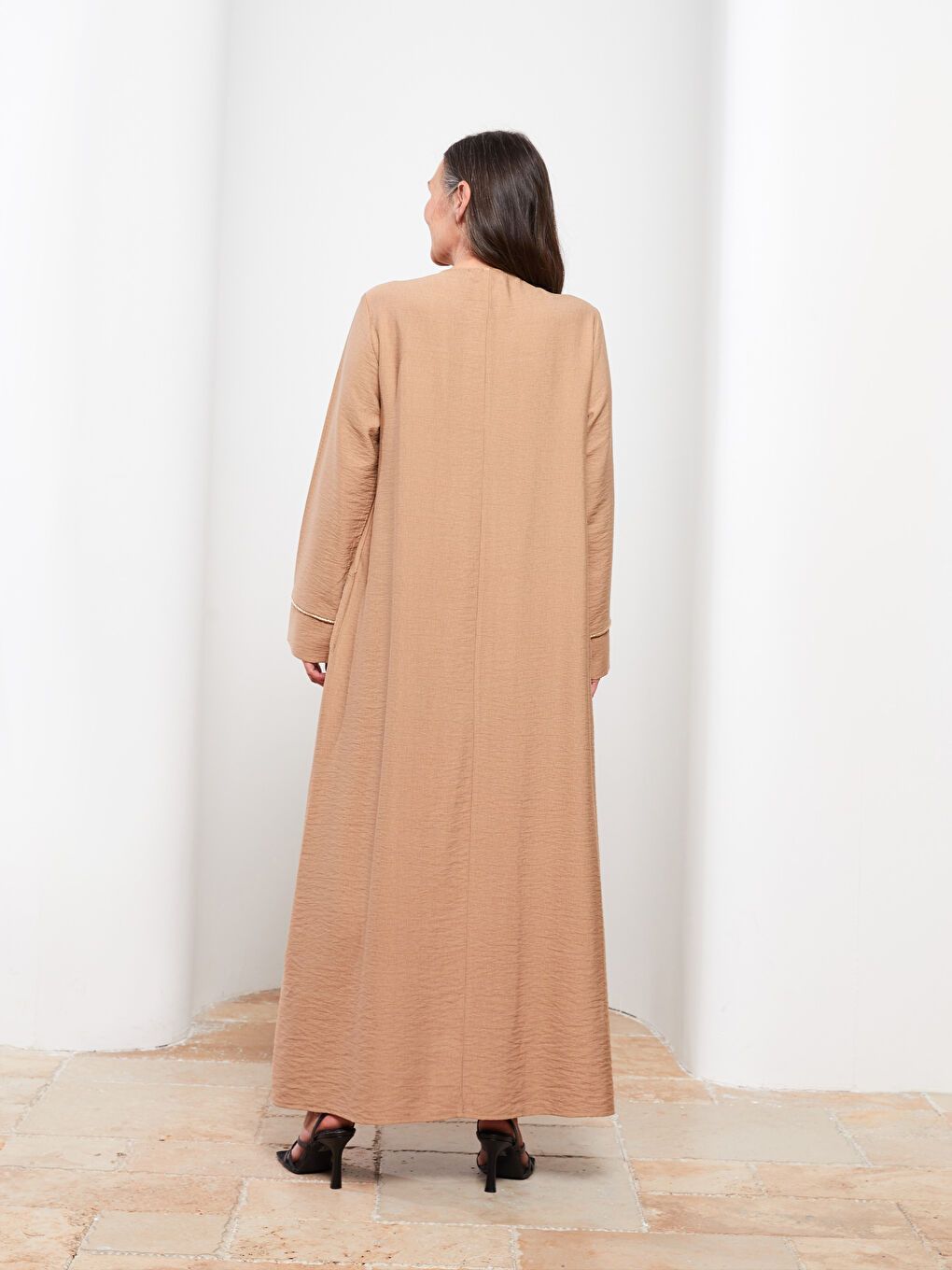 عباية بأكمام طويلة -S2I456Z8-GCU
