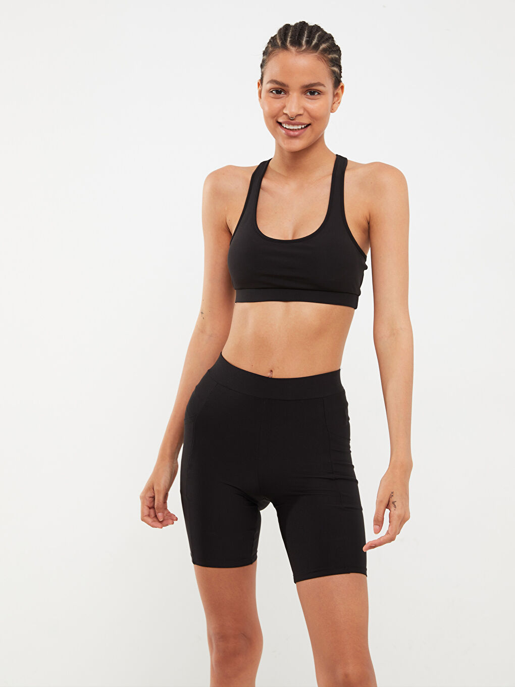 Women's Active Sports Bustier with U Neck Support-1