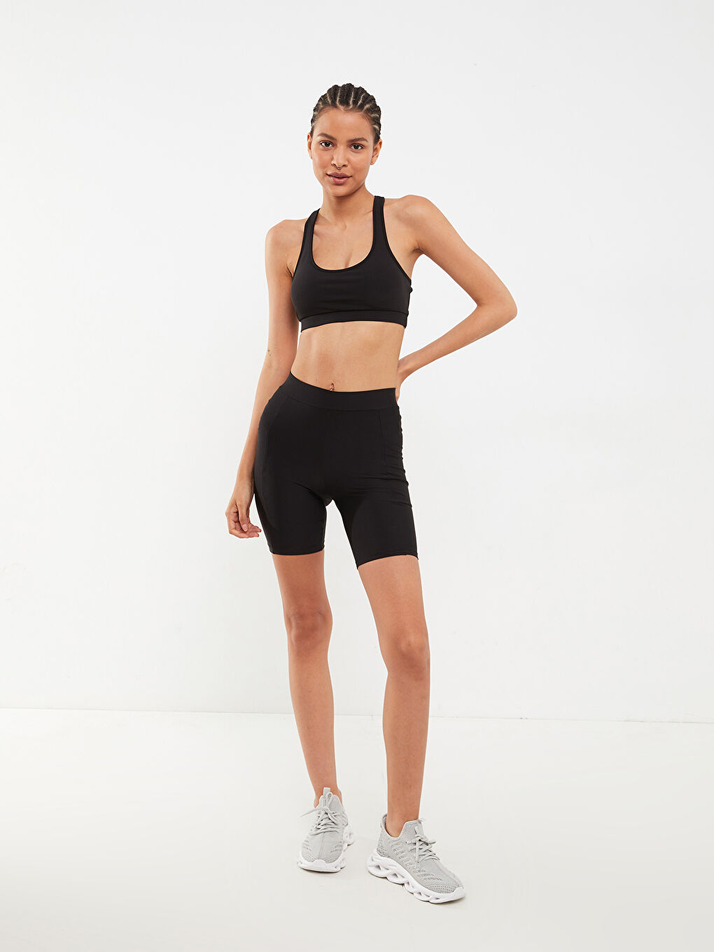 Women's Active Sports Bustier with U Neck Support-2